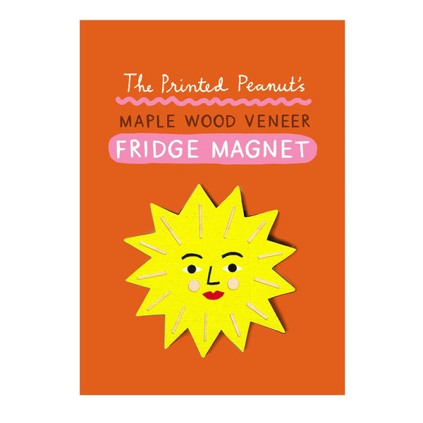 Wooden Magnet Sun