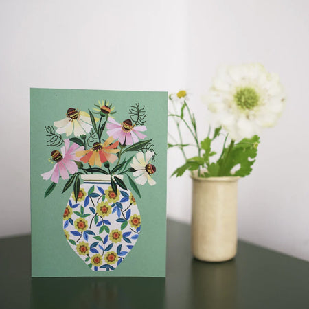 Card Spring Spring Flowers