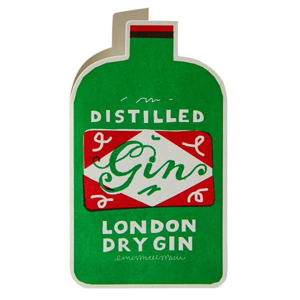 Card Gin Bottle