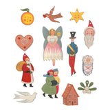 Christmas Decorations Pop Out Pack Colourful