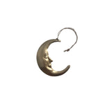 Decoration Pressed Sliver Crescent Moon