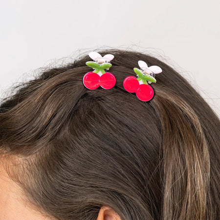 Mini Hair Claw Clips Cherries