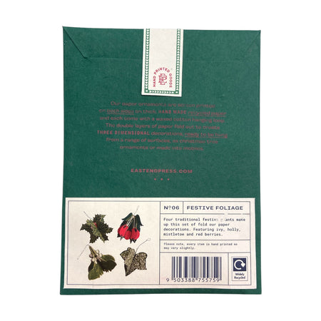 Festive Foliage Christmas Ornaments