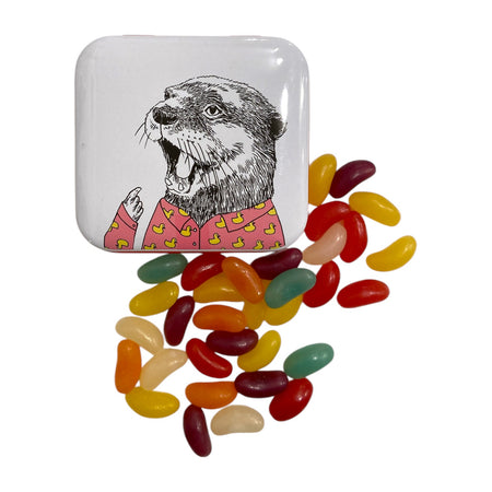 Pocket Tin Jelly Beans Jimbob Art Otter