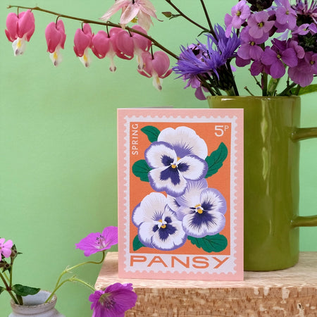 Card Mini Pansy