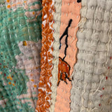 Jacket Cotton Reversable Vintage Kantha Jade Flower