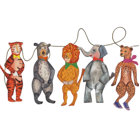 Paper Garland Large Animal Parade