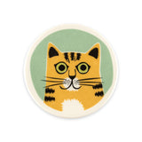 Handmade Ceramic Cat Coasters box set of 4