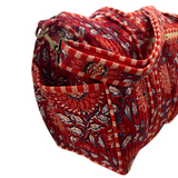 Duffle Bag Red Blue Vine
