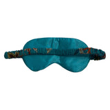 Eye Mask Teal Flower