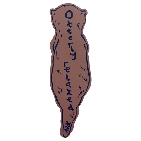 Bookmark Leather Brown Otter