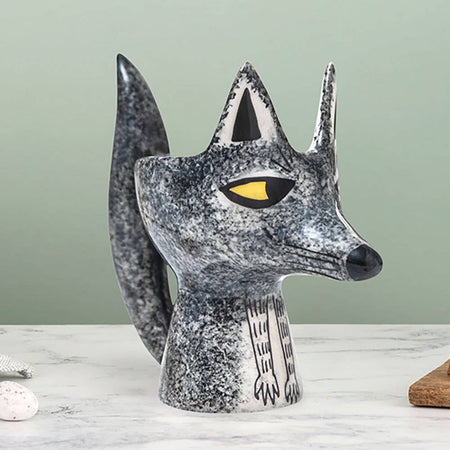 Wolf Ceramic Egg Cup