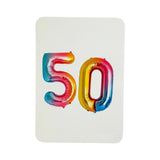 Birthday Card Birthday Balloon 50