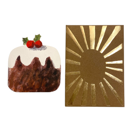 Christmas Card Christmas Pudding