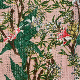 Kantha Throw Pink Lily