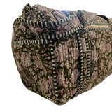 Duffle Bag Green Flower