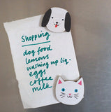 Wooden Magnet Cat