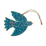 Wooden Decoration Ornament Bird Printed