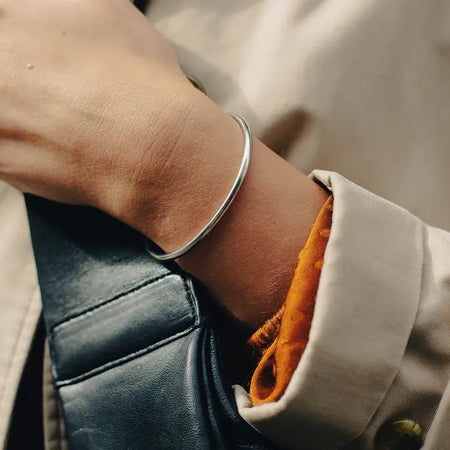 Minimal Bangle Silver
