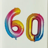 Birthday Card Birthday Balloon 60