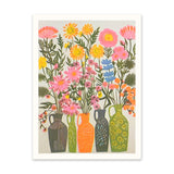 Print Risograph 60s Flowers 1