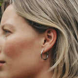 Silver Hoop Earrings