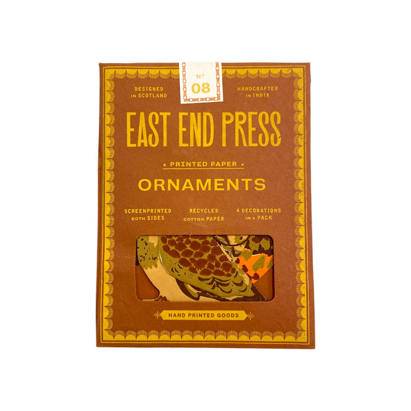 Winter Bird Ornaments