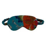 Eye Mask Teal Flower