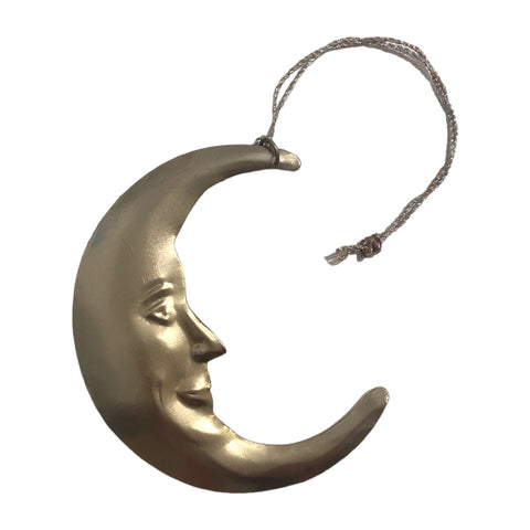 Decoration Pressed Sliver Crescent Moon