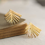 Stud Earrings Fir Botanical