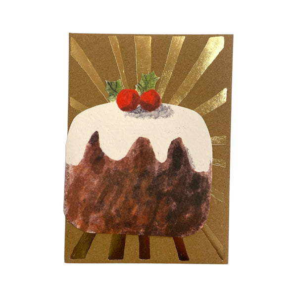 Christmas Card Christmas Pudding
