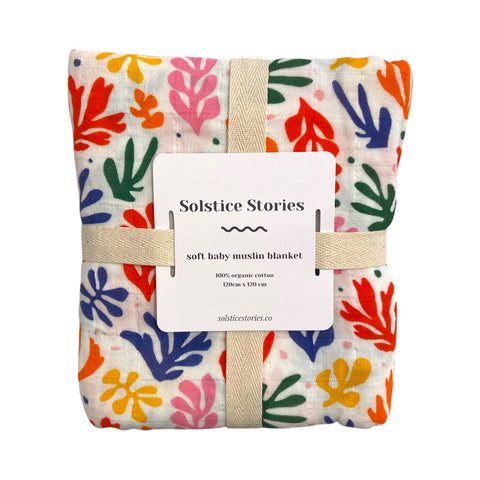 Blanket Swaddle Muslin Matisse