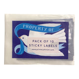 Sticky Labels Bookplate Bird