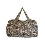 Duffle Bags Cotton Block Printed Naturals