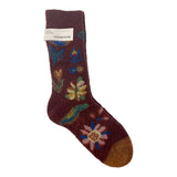 Bonne Maison Wool Socks Flowers And Birds