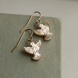 Earrings Pearl Doves