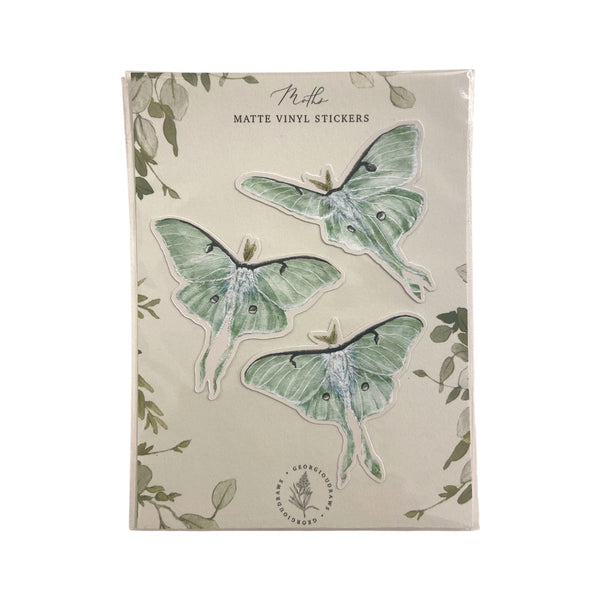 Sticker Set Luna Moth