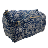 Duffle Bag Blue Flower