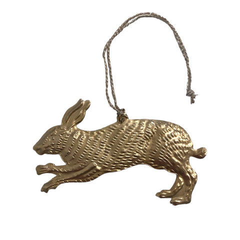 Decoration Pressed Sliver Hare