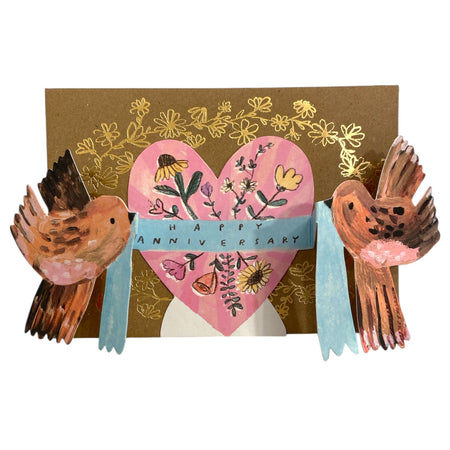Anniversary Card Birds