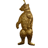 Decoration Pressed Gold Standing Bear