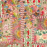 Jacket Quilted Cotton Reversible Patchwork Oat Floral