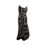 Bookmark Leather Black Cat