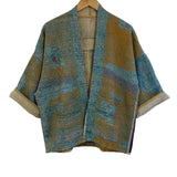Jacket Reversable Kantha Vintage Fabric