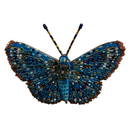 Brooch Pin Rounded Metalmark Butterfly