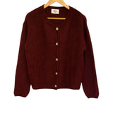 Josefine Mohair Cardigan Bordeaux