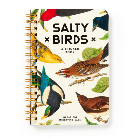 Salty Birds Spiral Bound Sticker Book