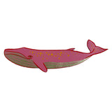 Book Mark Leather Whale Hot Pink