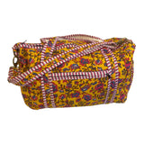 Duffle Bags Cotton Block Printed Yellows