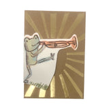 Card Trumpet Frog